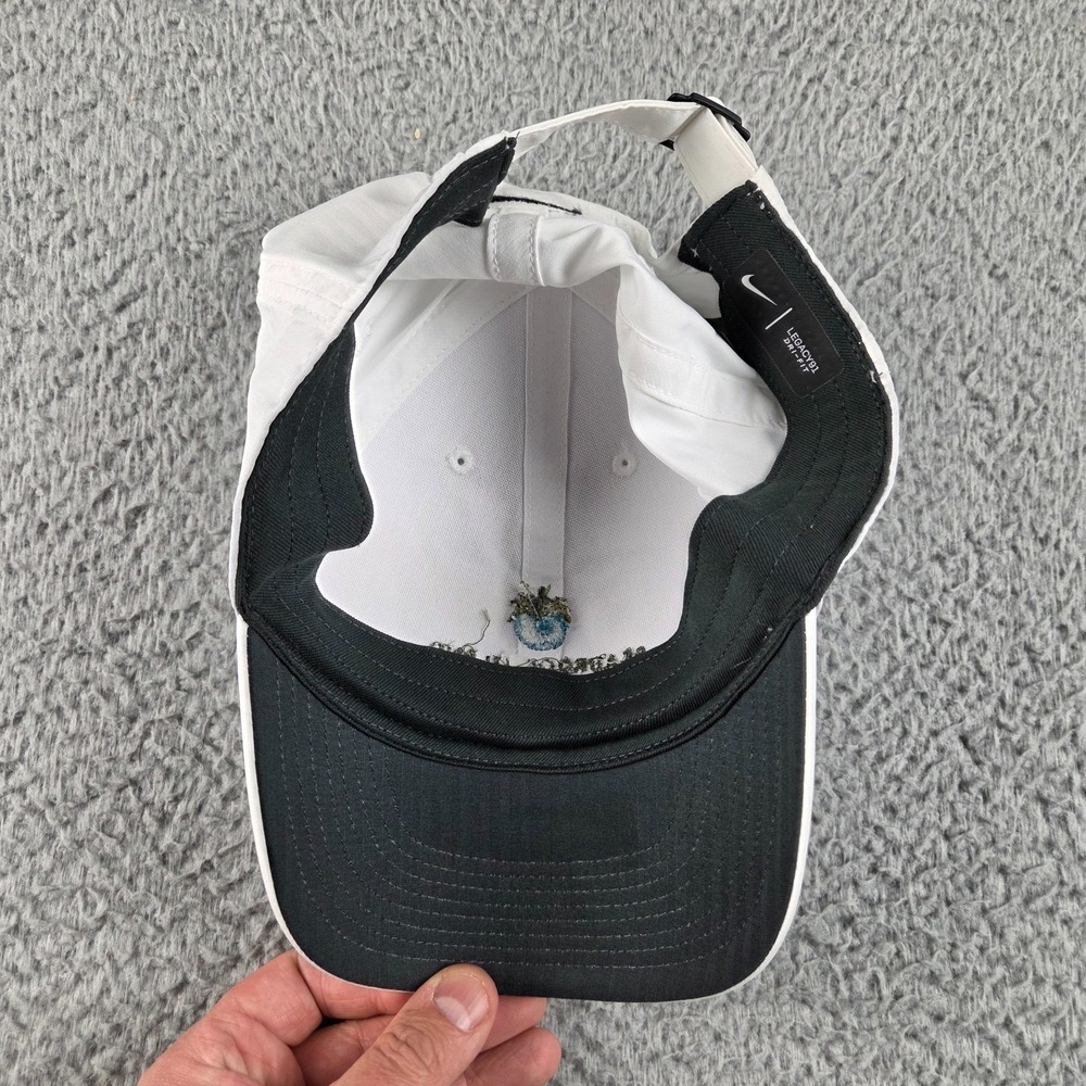 Seabrook Island Club Nike‎ Lightweight White Adjustable Baseball Cap Hat - Picture 7 of 10